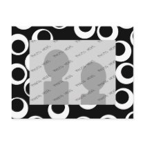 Trendy black and white retro design. postcards
