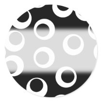 Trendy black and white retro design. stickers