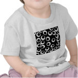 Trendy black and white retro design. t shirts