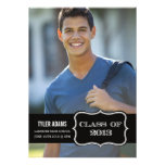 Trendy Black Label Class of 2013 Graduation Card