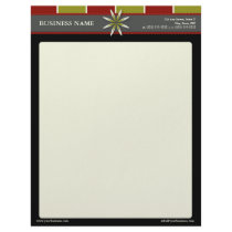 Trendy Bliss Apples Galore Customized Letterhead