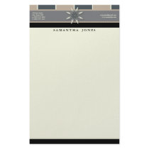 Trendy Bliss Blueberry Tart Customized Stationery