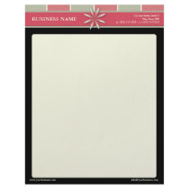 Trendy Bliss Blushing Pink Customized Letterhead