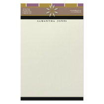 Trendy Bliss Lovely Lavender Customized Stationery