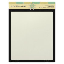 Trendy Bliss Oasis Customized Letterhead