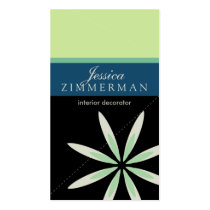 Trendy Bliss Seafoam Business Card