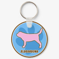 Trendy Bloodhound Keychain