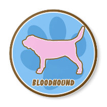 Trendy Bloodhound magnets by MenagerieMayhem Trendy Bloodhound magnets