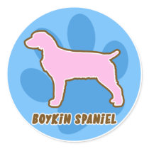 Trendy Boykin Spaniel Stickers by MenagerieMayhem Trendy Boykin Spaniel Stickers