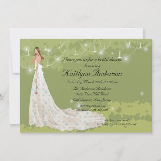 Trendy Bride Bridal Shower Invitation invitation