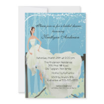 Trendy Bride Bridal Shower Invitation by celebrateitinvites Trendy Bride Bridal Shower Invitation
