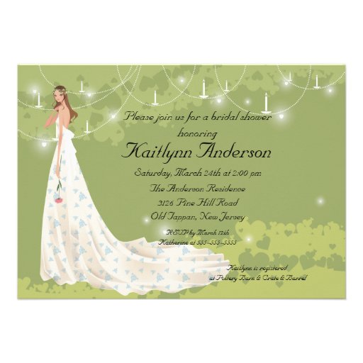 Trendy Bride Bridal Shower Invitation