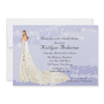 Trendy Bride Bridal Shower Lavender Invitation