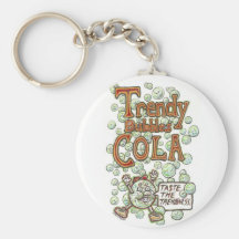 Trendy Bubbles Cola Key Chain