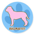 Trendy Bullmastiff Stickers by MenagerieMayhem Trendy Bullmastiff Stickers