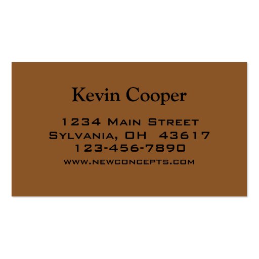 Trendy Business Card Templates (back side)