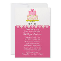 Trendy Cake Bridal Shower Invitation by celebrateitinvites Trendy Cake Bridal Shower Invitation