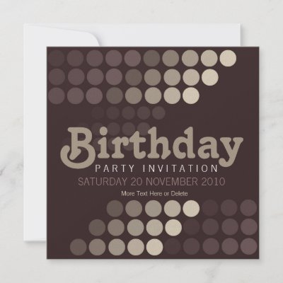 Trendy Cappuccino Cafe Birthday Party Invitation invitation
