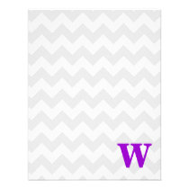 Trendy Chevron Note Cards Custom Announcements