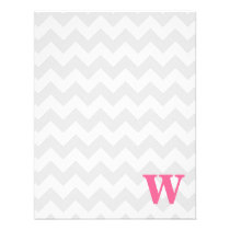 Trendy Chevron Note Cards Personalized Invitation