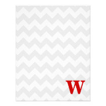 Trendy Chevron Note Cards Personalized Invitation