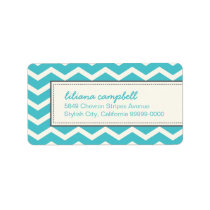 Trendy Chevron Pattern Avery Address Label