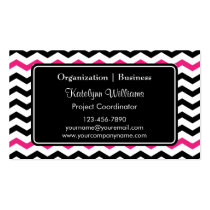 Trendy Chevron Zigzag Pattern Business Cards business cards