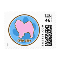 Trendy Chow Chow postage