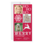 Trendy Christmas Photo Card photo cards