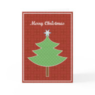 Trendy Christmas Tree Card card