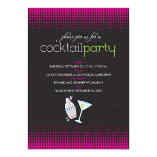 Fuschia And Black Invitations & Announcements 