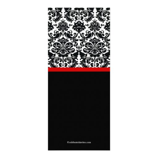 Trendy Damask Sweet Sixteen Birthday Invitation