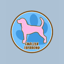 Trendy English Foxhound Child's t-shirts by MenagerieMayhem Trendy English Foxhound Child's t-shirts