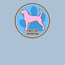 Trendy English Foxhound t-shirts by MenagerieMayhem Trendy English Foxhound t-shirts