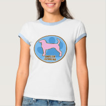 Trendy English Foxhound t-shirts by MenagerieMayhem Trendy English Foxhound t-shirts