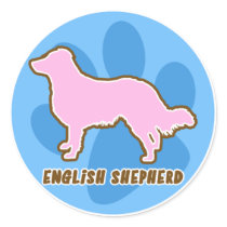 Trendy English Shepherd Stickers