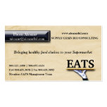 Trendy Faux Textured Paper Business Card