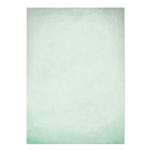 Trendy Floral Blue and Green Wedding Invitations