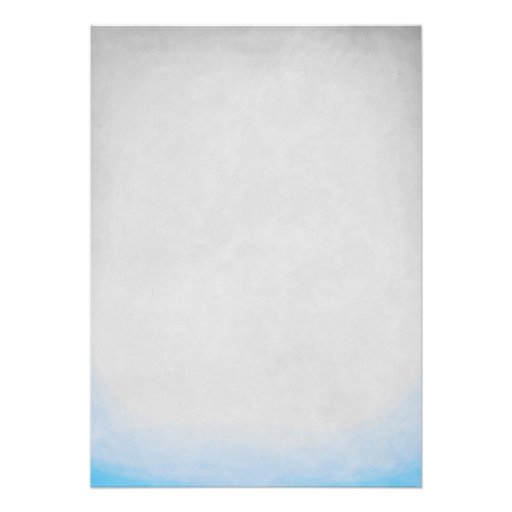 Trendy Floral Blue and White Wedding Invitations