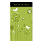 Trendy Floral Design Business Card
