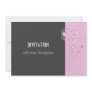 Trendy Floral Invitation Card