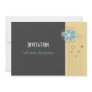 Trendy Floral Invitation Card