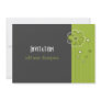 Trendy Floral Invitation Card