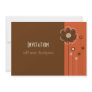 Trendy Floral Invitation Card