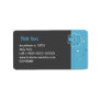Trendy Floral Pattern Return Address Label