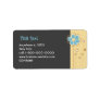 Trendy Floral Pattern Return Address Label