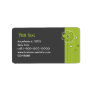Trendy Floral Pattern Return Address Label