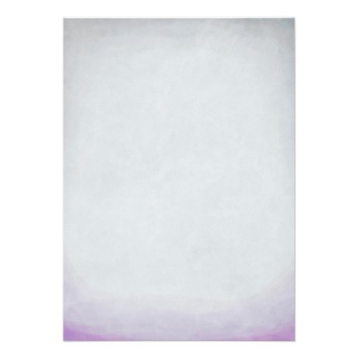 Trendy Floral Purple Wedding Invitations