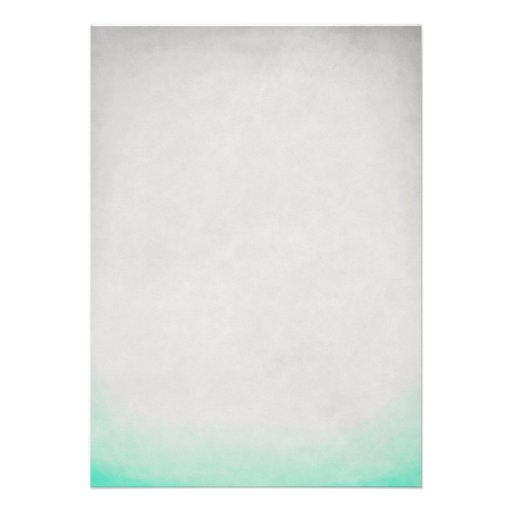 Trendy Floral Turquoise Wedding Invitations