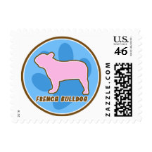 Trendy French Bulldog Postage